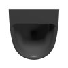 COMMUNITY urinál se zakrytým přívodem vody, 31x54,5cm, černá mat