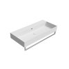 KUBE X keramické umyvadlo 100x47cm, bez otvoru, bílá mat