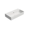 KUBE X keramické umyvadlo 70x37cm, bez otvoru, bílá mat