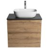 ALTAIR skříňka s deskou 68 cm, dub emporio/antracit břidlice