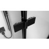 ZOOM BLACK čtvercový sprchový kout 900x900mm, rohový vstup