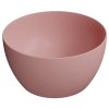 PURA keramické umyvadlo na desku vysoké, průměr 42cm, blush mat