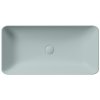 NUBES keramické umyvadlo na desku 80x40cm, ghiaccio mat