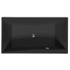 QUEST obdélníková vana 190x100x49cm, černá mat