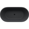 REDUTA volně stojící vana litý mramor 150x75x58cm, antracit mat