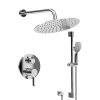ICONIC podomítkový sprchový set s pákovou baterií, 2 výstupy, posuvný držák sprchy, chrom