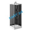 GRANVIK sprchový box 800x800x2180mm komponent 2/4 fixní a posuvné sklo čiré
