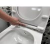 AVVA CLEANWASH závěsná WC mísa, s bidetovou sprškou, Rimless, 35,5x53cm, bílá