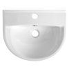 SPIRAL keramické umyvadlo 43x35cm, bílá