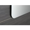 ISHAPE zrcadlo s broušenou hranou 100x50cm, zakulacené rohy, CU free