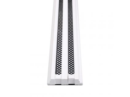 1272 2 dvojradova bezramova vyustka ventmann line na privod odvod vzduchu 625mm