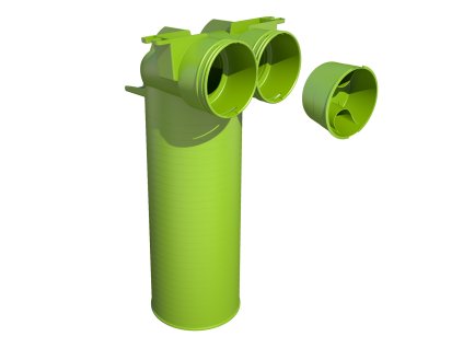 Ubbink 188342 stropny pripojovaci box ventil DN125