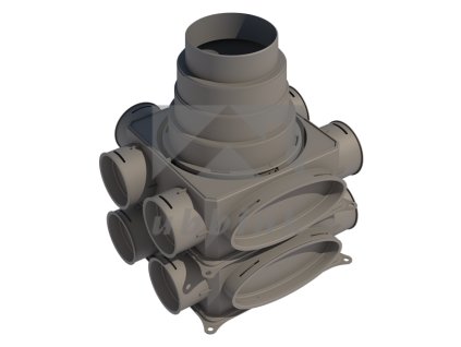 AIR EXCELLENT Ubbink D BOX200 12xDN75 rekuperacia dvojpos