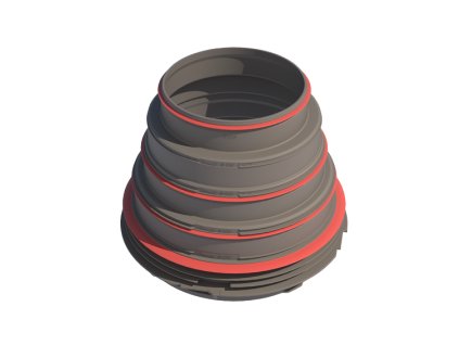 Ubbink Dbox adapter 188970 DN125 200 H0010564