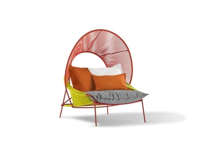 Sessel mit Dach Gestell Harmonie farbig