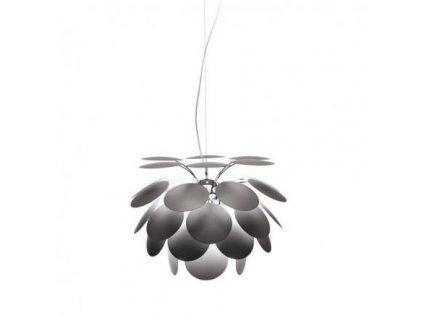 Marset Závěsná lampa Discocó Ø 53 cm - šedá/béžová