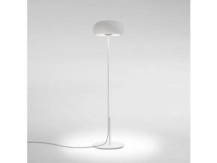 Marset Stojací lampa Vetra - černá / bílá