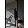 PURO FLOOR 3 Tubes 1550 stojací svítidlo (Povrch montury kov - černý matovaný komaxit se strukturou, Barva skla triplex opál, Barva el. vedení textilní kabel - bílý)
