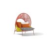 Sessel mit Dach Gestell Harmonie farbig