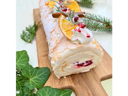 pavlova rolada vianoce 1