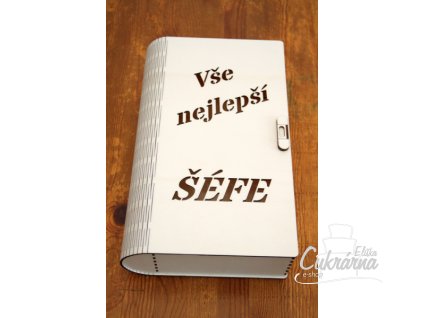 Kniha na dvě lahve vína s vlastním nápisem