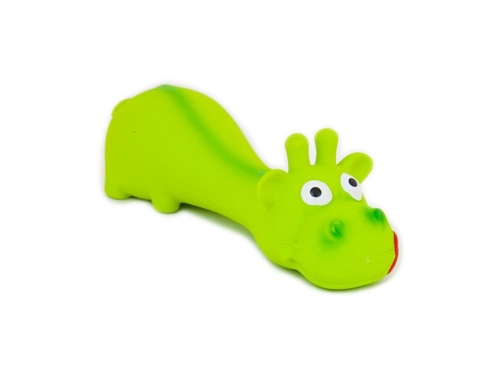 Akinu hračka pro psa latex žirafa zelená 16cm