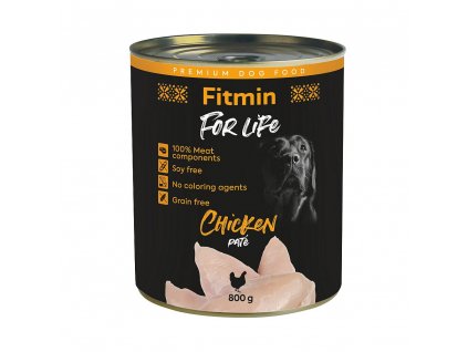 ffl dog tin chicken 800g h L