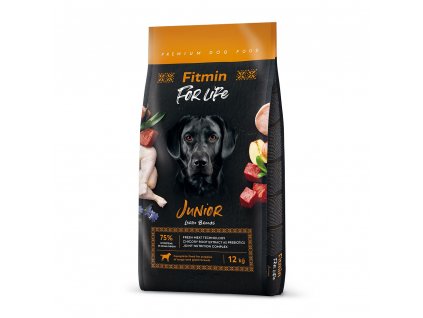 Fitmin For Life Junior Large Breed kompletní krmivo pro psy juniory 12 kg