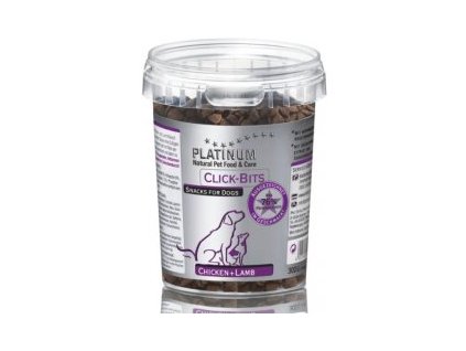 Platinum Natural Click-Bits Chicken & Lamb - Kuře & Jehně kousíčky 300g