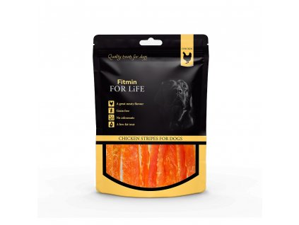 ffl dog treat chicken stripes 70g h L