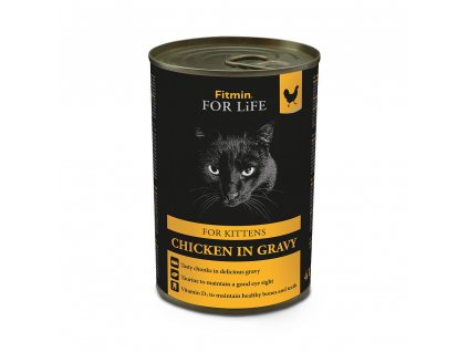 ffl cat tin kitten chicken 415g h L