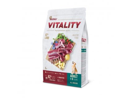 Akinu VITALITY dog adult hypoallergic lamb 3kg