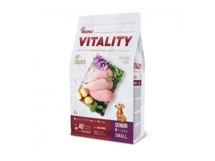 Akinu VITALITY dog senior small chicken 3kg