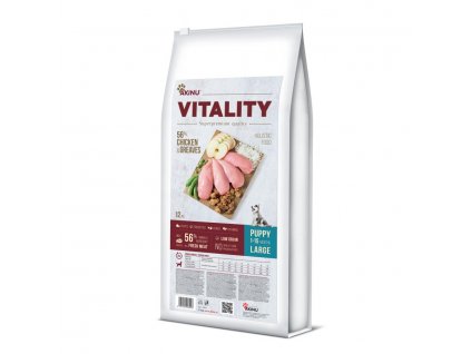 Akinu VITALITY dog puppy large chicken & greaves 12kg