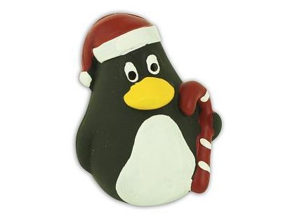 ***Akinu hračka pro psa latex christmas pinguin 12cm