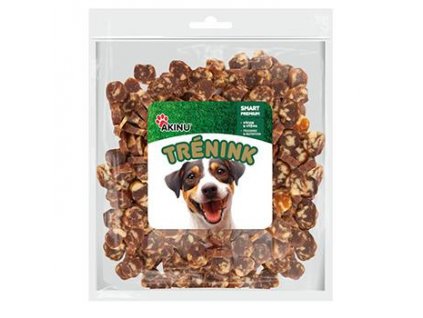 Akinu tréninkové hovězí lupínky s treskou 400g