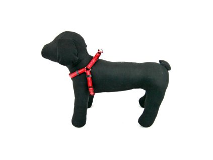 Akinu postroj nylon/neopren červený 1,5x40-50cm