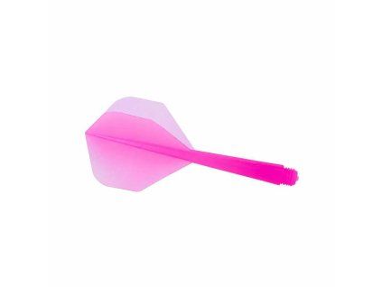 Letka nylon s násadkou 1/4 růžová