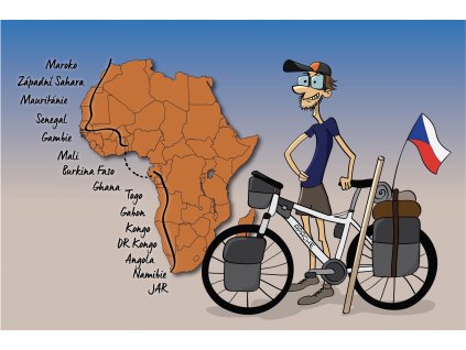 Videozáznam přednášky Na kole přes Afriku