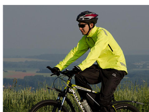 Cyklistické membránové oblečení do deště