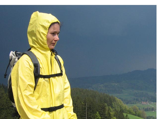 Nepromokavé membránové oblečení do deště