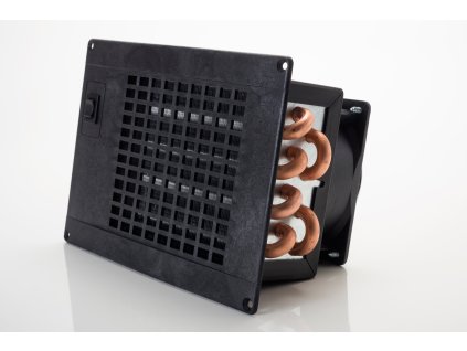 Kalorifer - přídavný výměník tepla Silencio FAI, 24V-černý Kalori