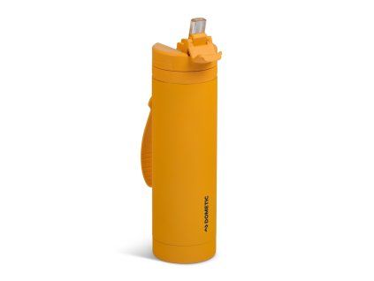 Termo láhev s ​​integrovaným brčkem a popruhem Dometic STRAW 650 ml, MANGO