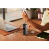 EcoFlow RAPID power banka (25000 mAh, 170 W) 2x100W vestavěný USB-C kabel - stříbrná 1ECORAP25000-100-EU