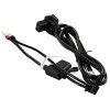 DC kabel s volnými vodiči pro kompresorové autolednice zahnutý