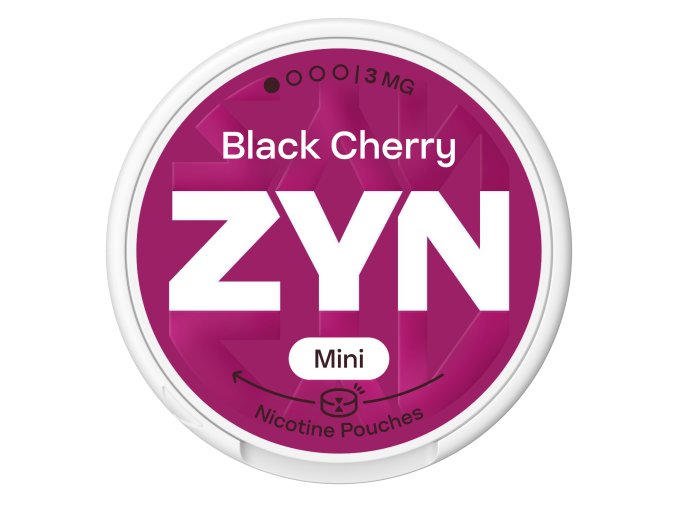 ZYN (SK) 25 Mini Black Cherry 3mg Front copy