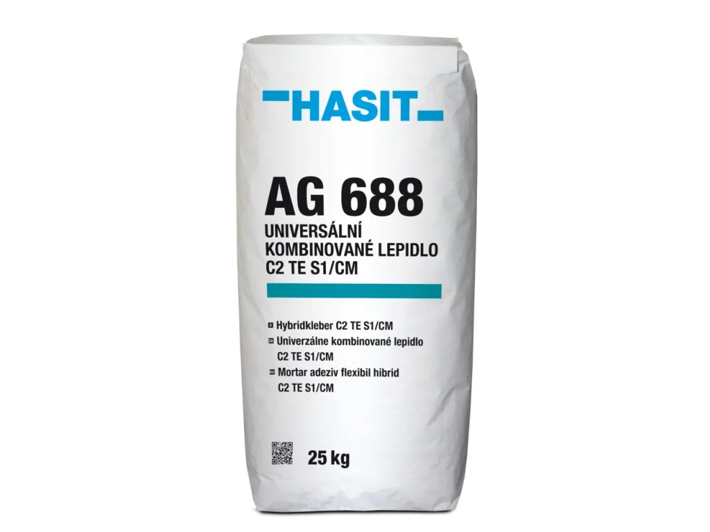 Hybridné flexibilné lepidlo s hydroizoláciou C2TE S1/SM HASIT AG 688 HYBRIDKLEBER (Farba 0-0,5)