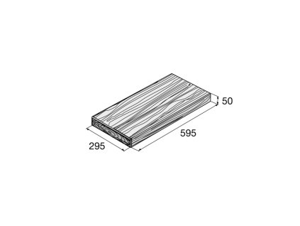 Dlažba TIMBER, 595 x 295 x 50 mm
