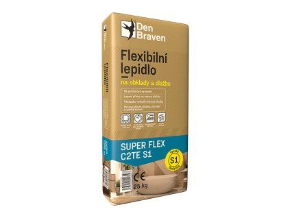 Flexibilné lepidlo na obklady a dlažbu SUPER FLEX C2TE S1 25 kg vrece