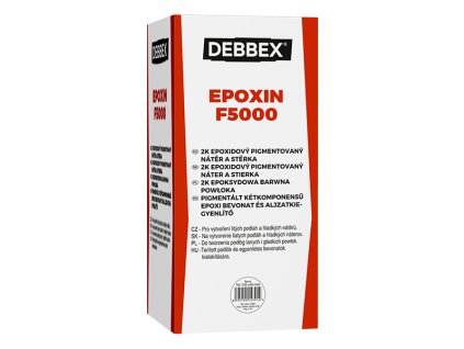 EPOXIN F5000 5 + 1 kg sada plechoviek dopravná biela RAL 9016
